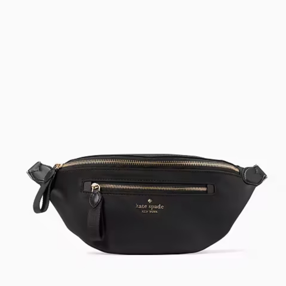 MAKE AN OFFER NWT Kate Spade New York KS Chelsea Nylon Belt Bag Black
